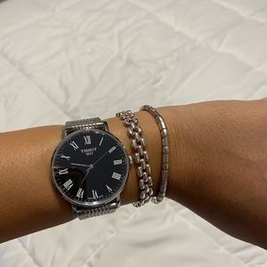 Gorgeous 2 sterling silver bracelets!!!!